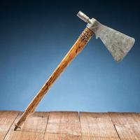 Plains Pipe Tomahawk, with Rocker Engraved Blade