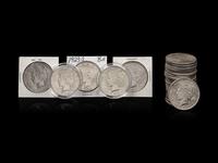 Twenty-Six 1923 Peace $1 Coins