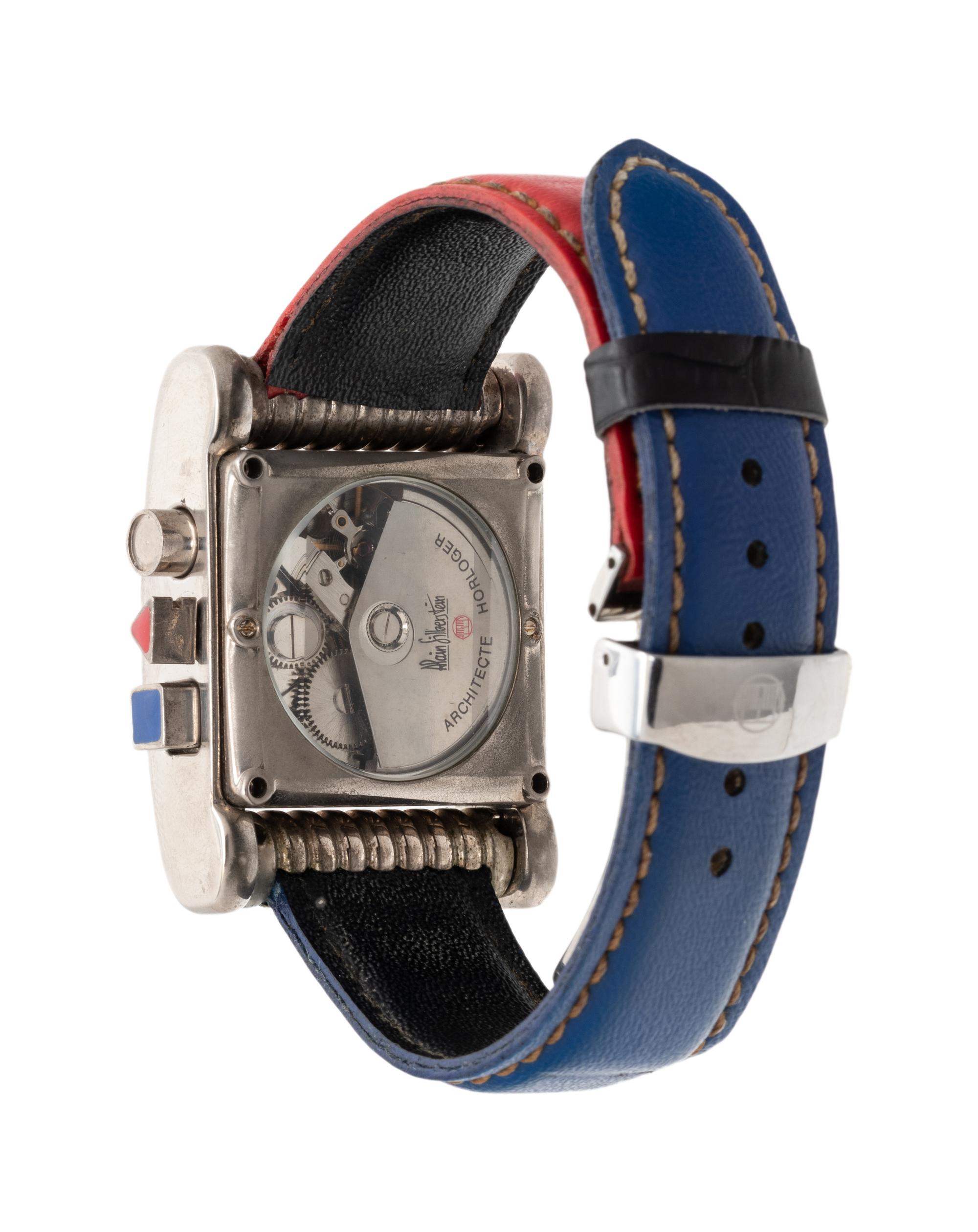 ALAIN SILBERSTEIN, SILVER DAY DATE WATCH