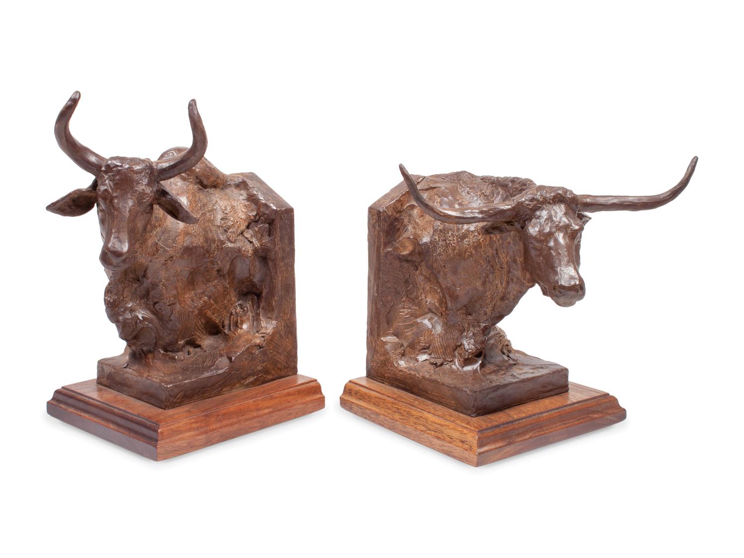 Steer Bookends, edition 5/65