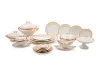 An English Porcelain Dinner Service