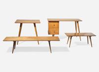 Paul McCobb for Winchendon, Four Planner Group Pieces