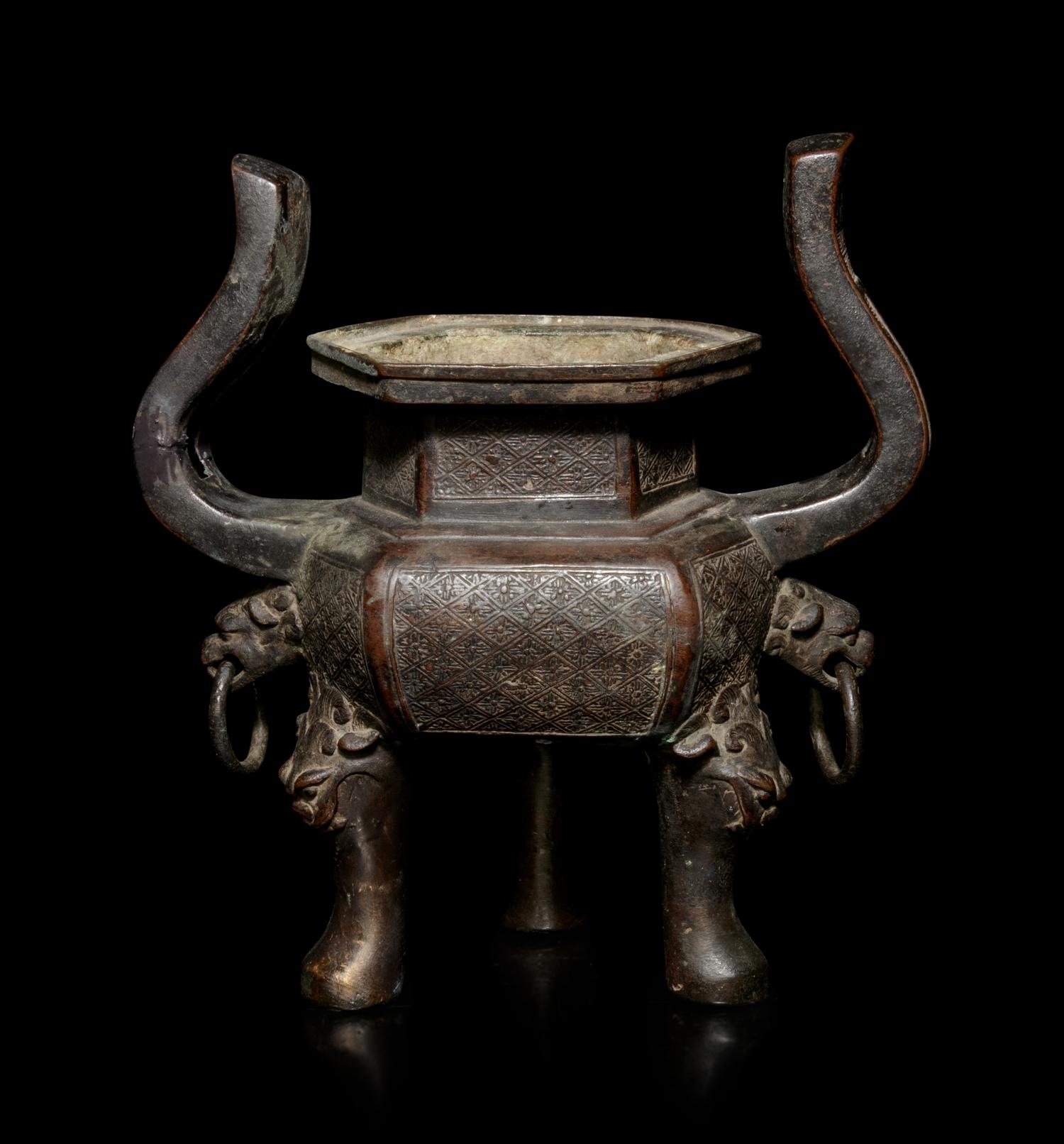 A Chinese Bronze Incense Burner