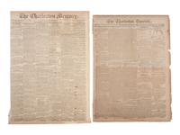 [ENSLAVEMENT & ABOLITION]. Group of newspapers involving enslavement and abolition, plus.