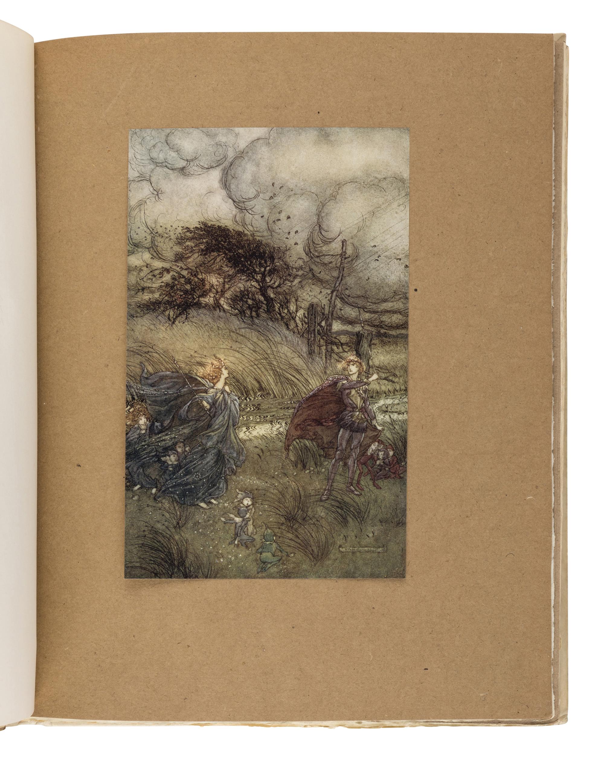 [RACKHAM, Arthur (1867-1939), illustrator]. SHAKESPEARE, William (1564-1616). A Midsummer Night’s Dream. London and New York: William Heinemann and Doubleday, Page & Co., 1908.
