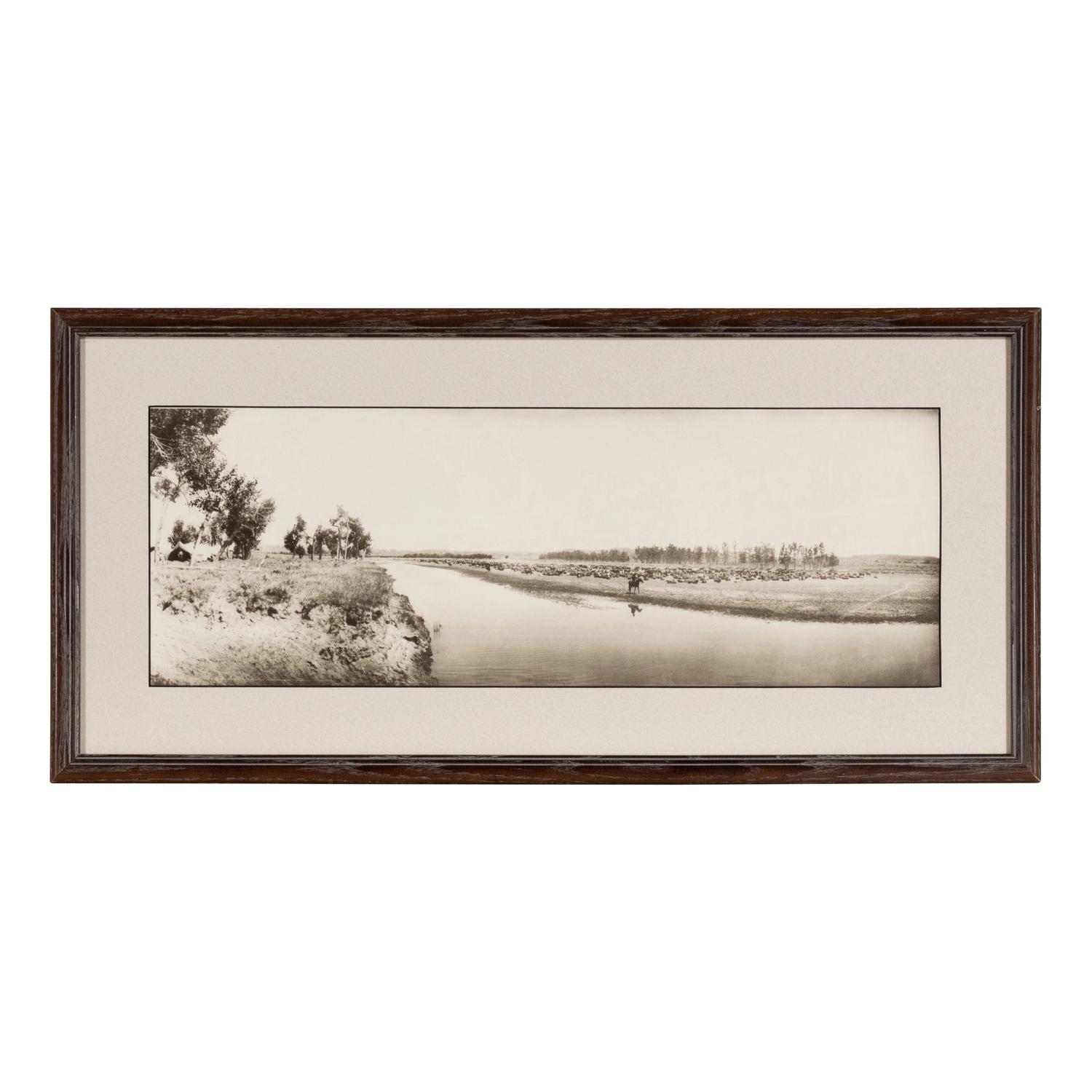 [Western Americana] Huffman, L.A. (1854-1931), photographer. A group of 4 collotypes with western subject matter.