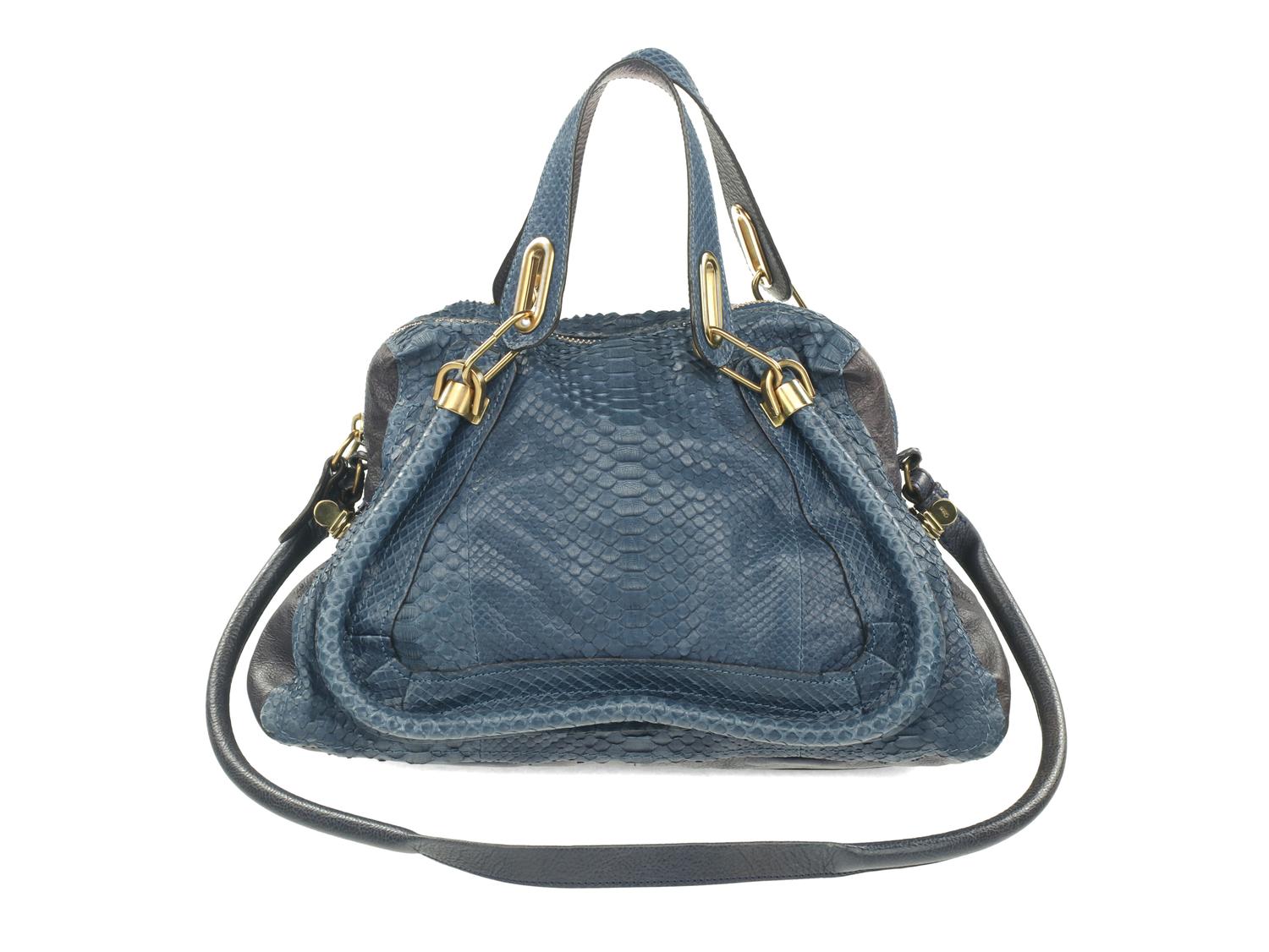 Chloé Paraty Bag Python