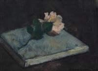 Still LIfe of Rose on Book