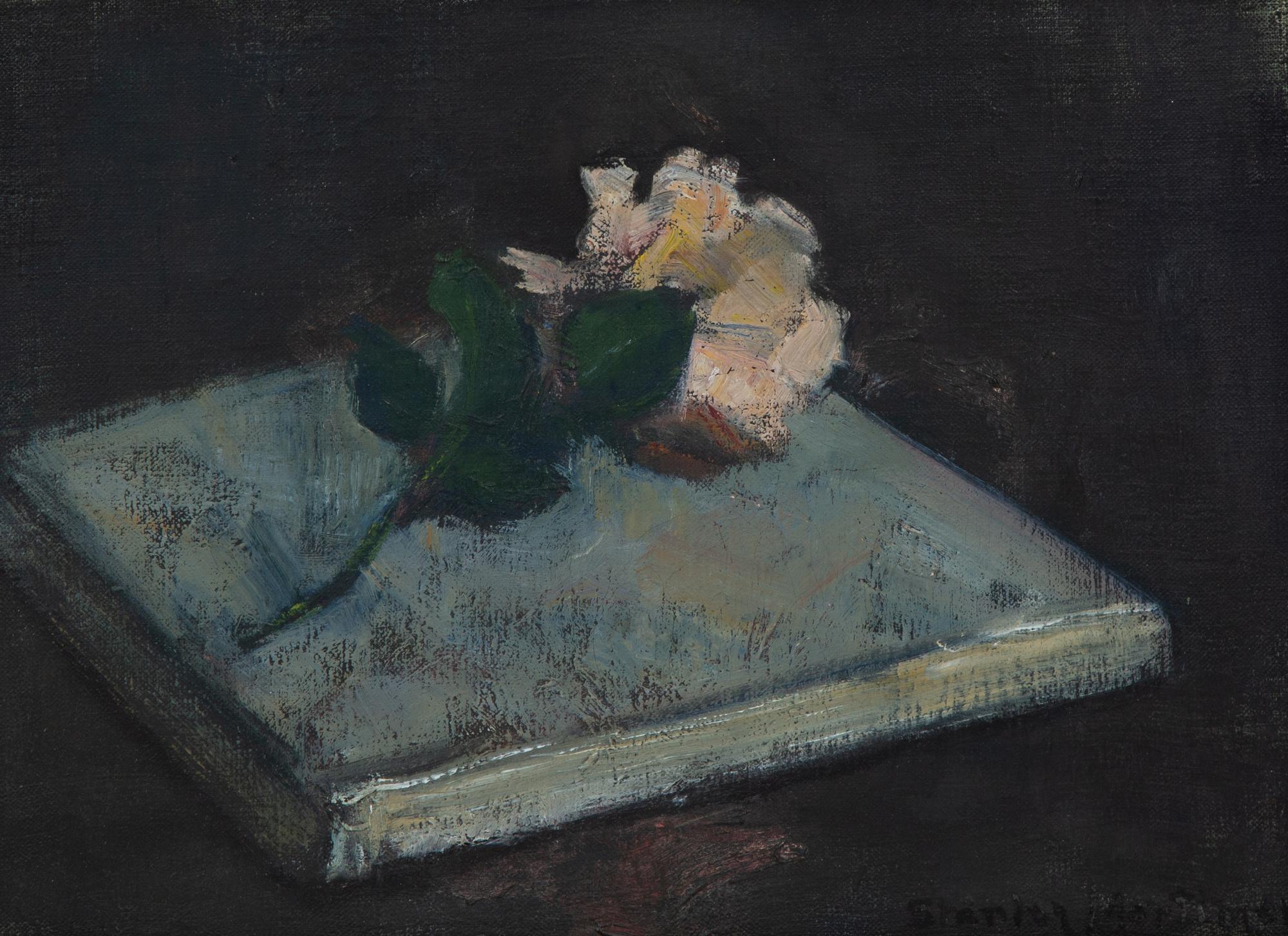 Still LIfe of Rose on Book