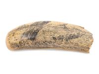 Five Faux Scrimshaw Teeth and Tusks
