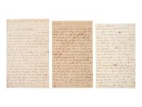 [CIVIL WAR]. Manuscript archive of Sergeant Hamilton Ballentine (1833-1920), Co. K, 6th Pennsylvania Cavalry, "Rush's Lancers," featuring battle content from key engagements and descriptions of "Sheridan's Raiders."