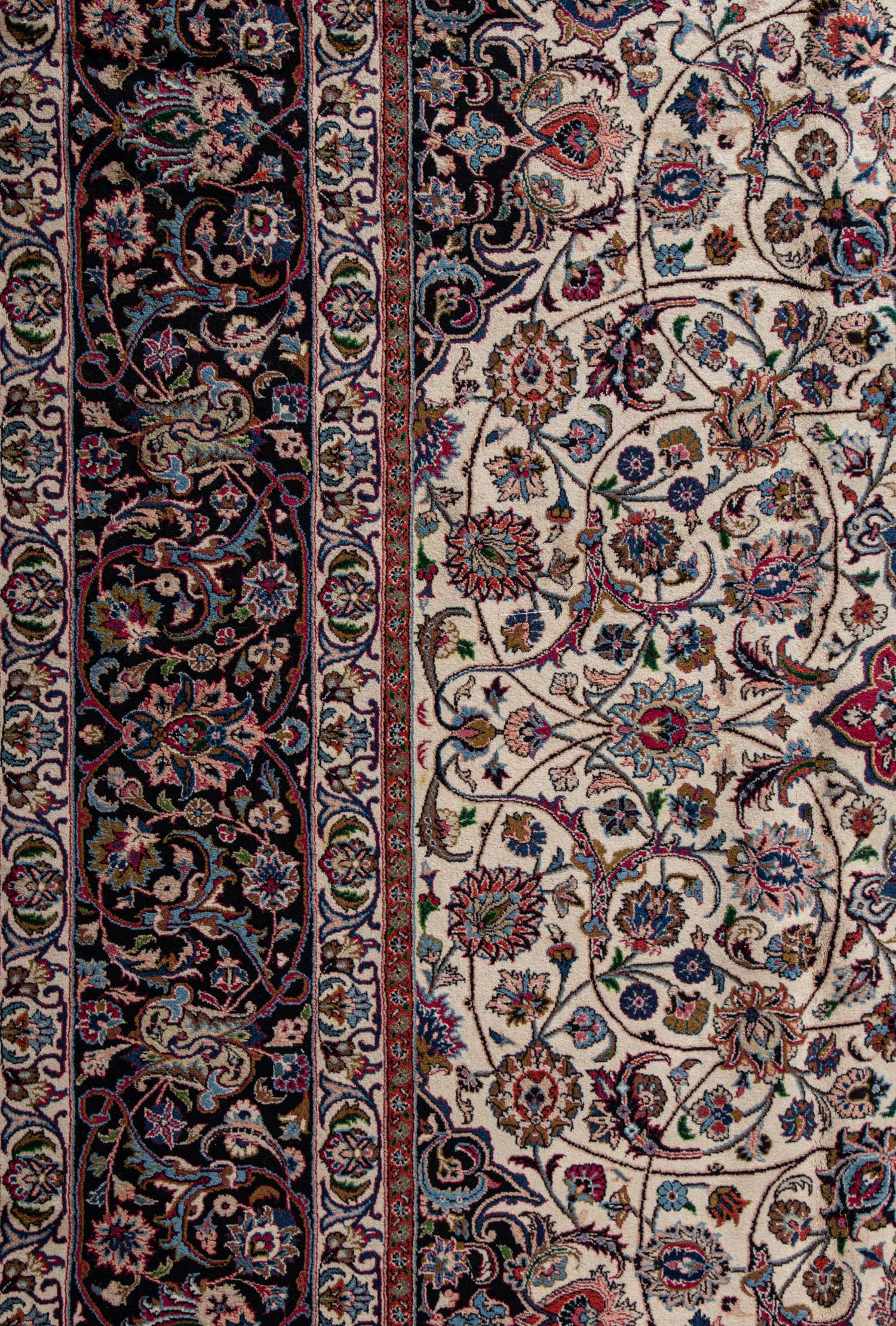 A Meshed Wool Rug