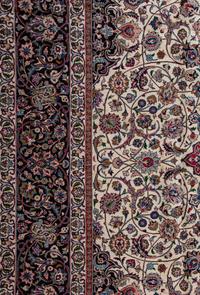 A Meshed Wool Rug