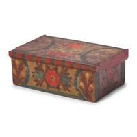 A Paint-Decorated Poplar Box