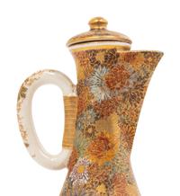 A Small Japanese Satsuma 'Millefleur' Covered Ewer