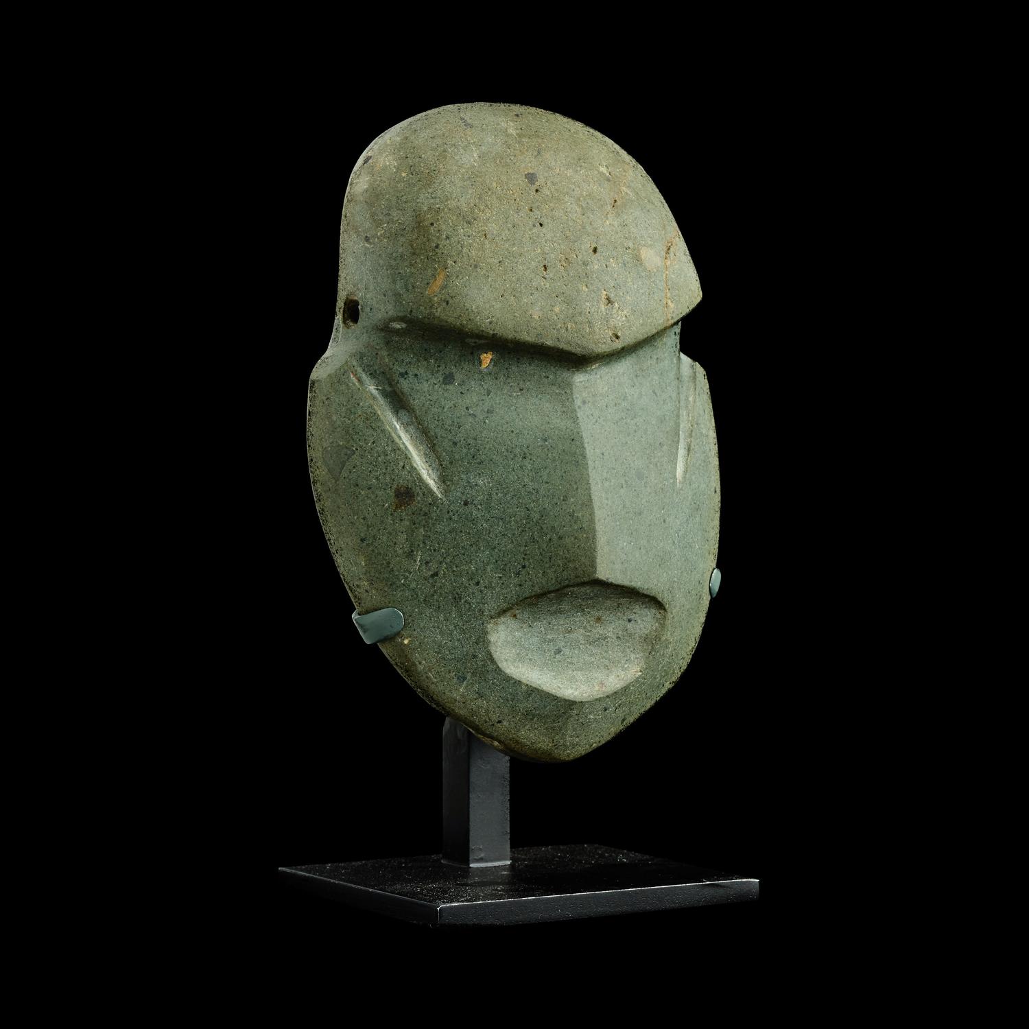 A Mezcala Jade Mask