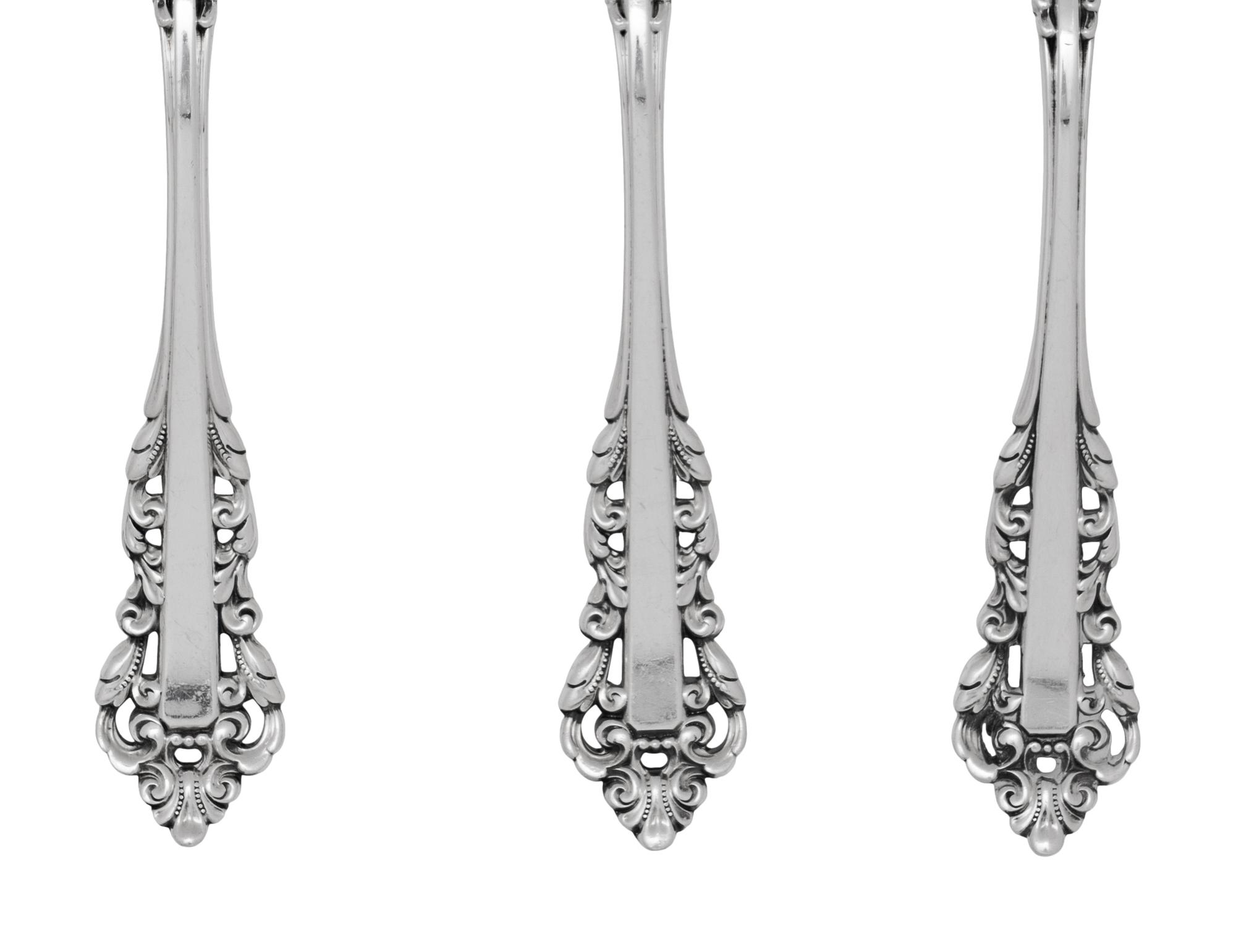 An American Silver Flatware Service