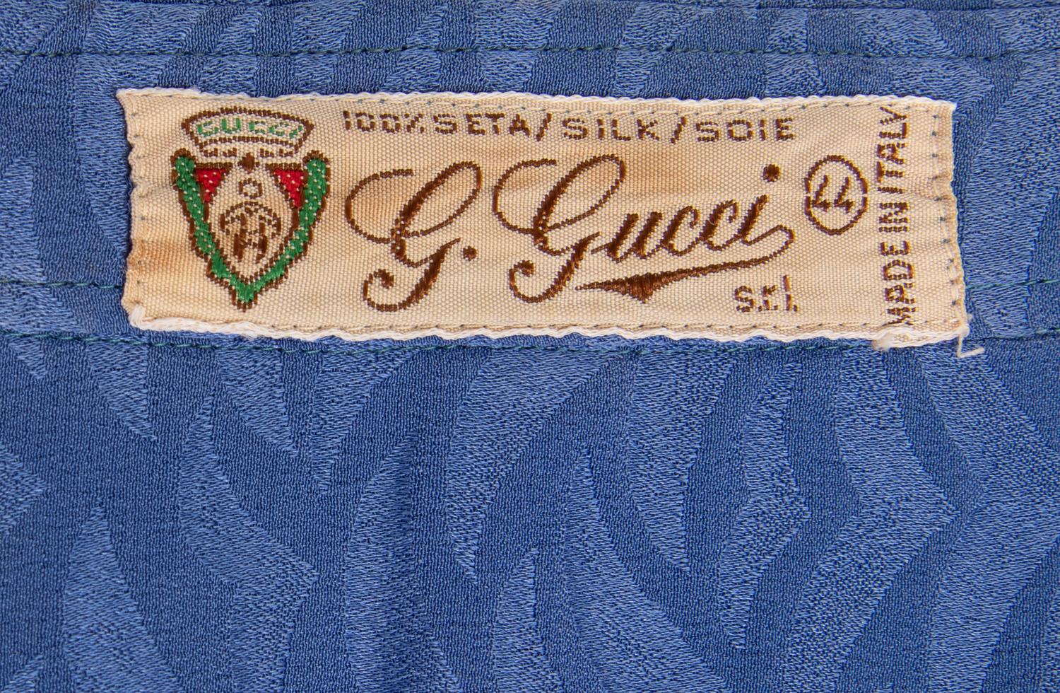Three Vintage Designer Shirts; Two Ungaro, One Gucci 1980s: