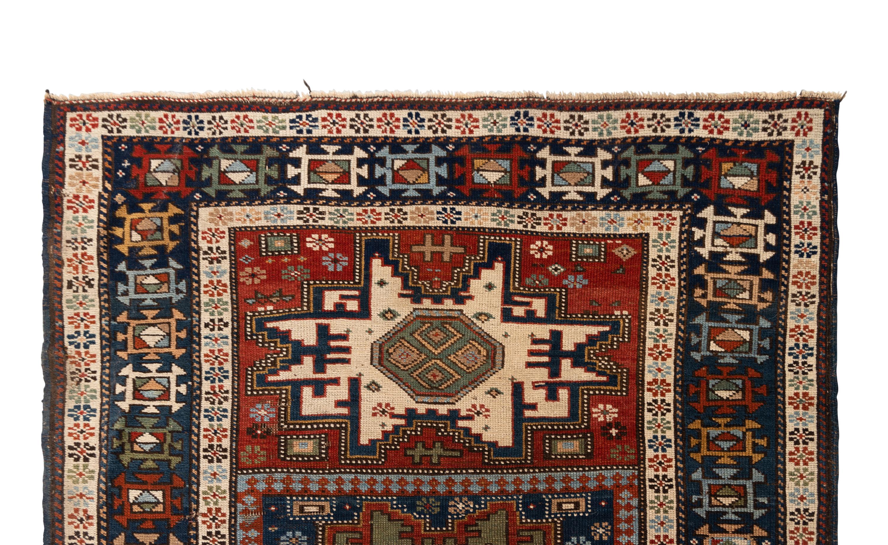 A Kazak Wool Rug