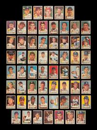 A Near Set of 1952 Topps Baseball Cards (402/407) Featuring 93 High Numbers
