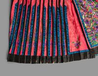 Three Chinese Silk Embroidered Articles