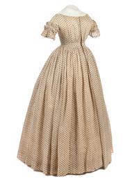 Printed Cotton Day Dress, 1860s