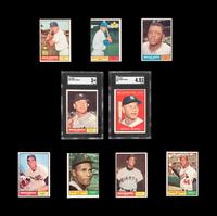 A Complete Set of 1961 Topps Baseball Cards (587/587),