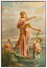 Emile Meyer, (French, 1823-1893), Allegories (three works)