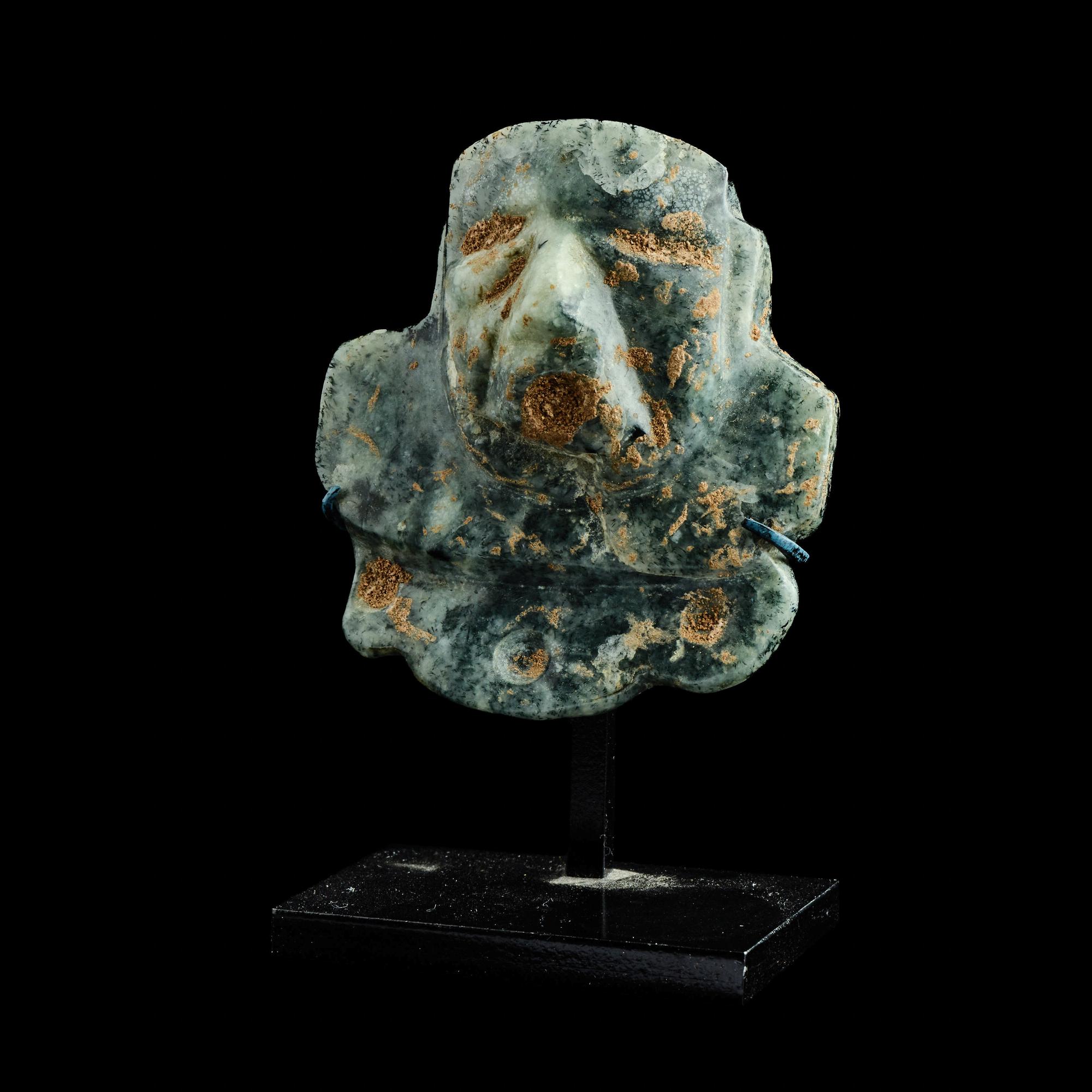 A Chontal or Olmec Jade Figure