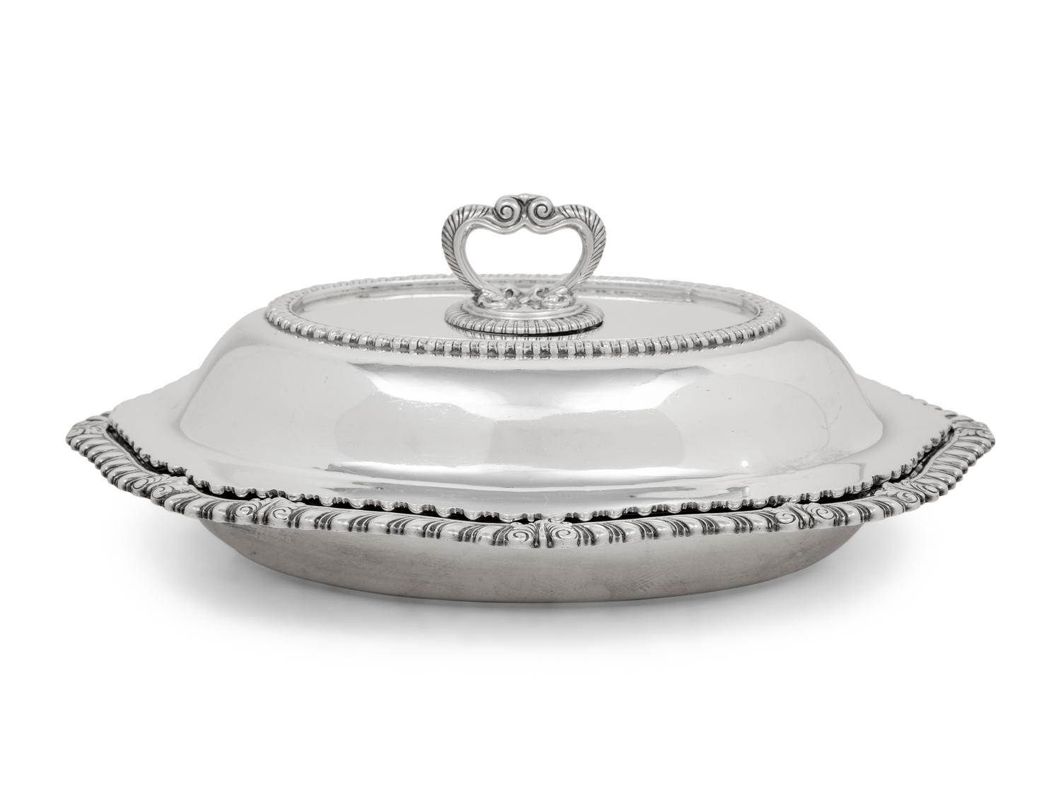 A Tiffany and Co. Silver Entree Dish
