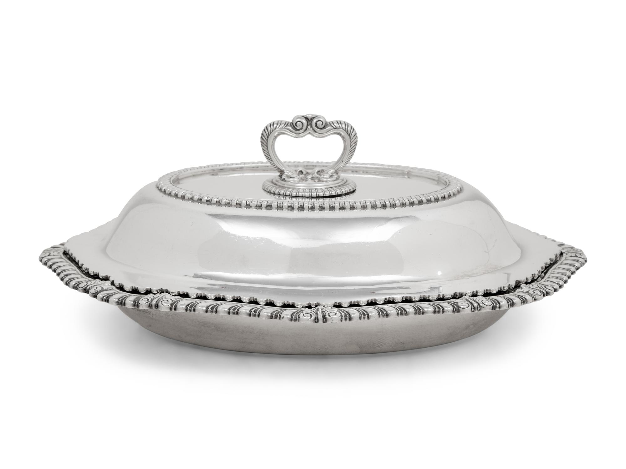 A Tiffany and Co. Silver Entree Dish