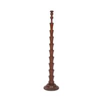[FLAGS]. A turned wooden flag tree stand. Late 19th-early 20th century.