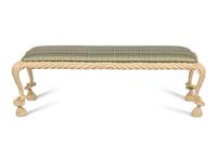A Napoleon III Style Rope-Twist Bench
