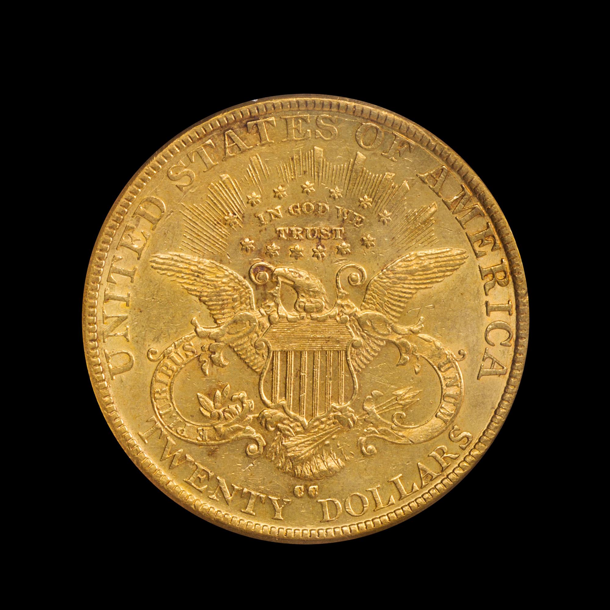 A United States 1890-CC Liberty Head $20 Gold Coin