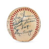 A 1955 St. Louis Cardinals Team Signed Autograph Baseball Featuring Stan Musial (JSA Letter of Authenticity),