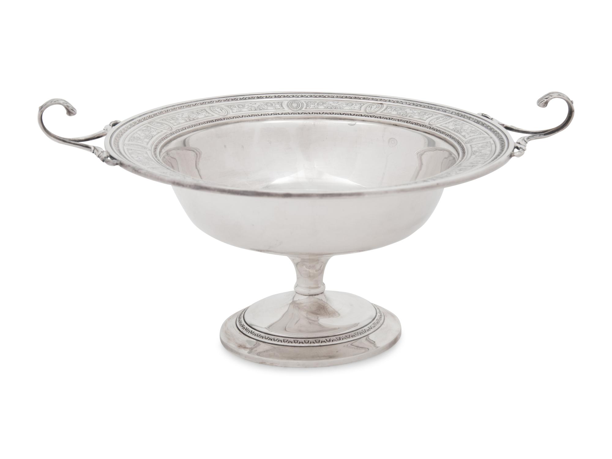 Five American Silver Serving Articles