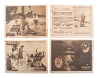 [FILM]. A group of 8 lobby cards illustrating scenes from Regeneration , a race film featuring an "All Colored Cast." Jacksonville, FL: Norman Film Mfg. Co., 1923.