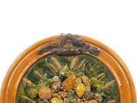 A Continental Majolica Plaque