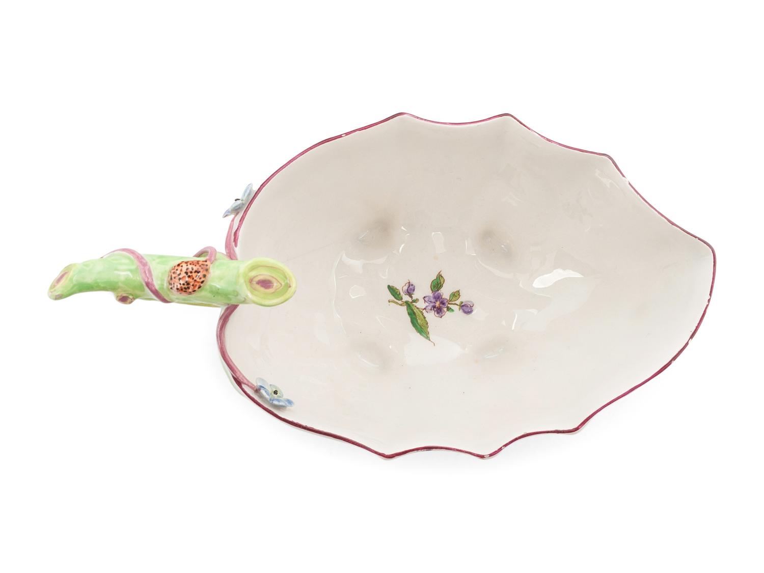 An Italian Soft-Paste Porcelain Sauce Boat