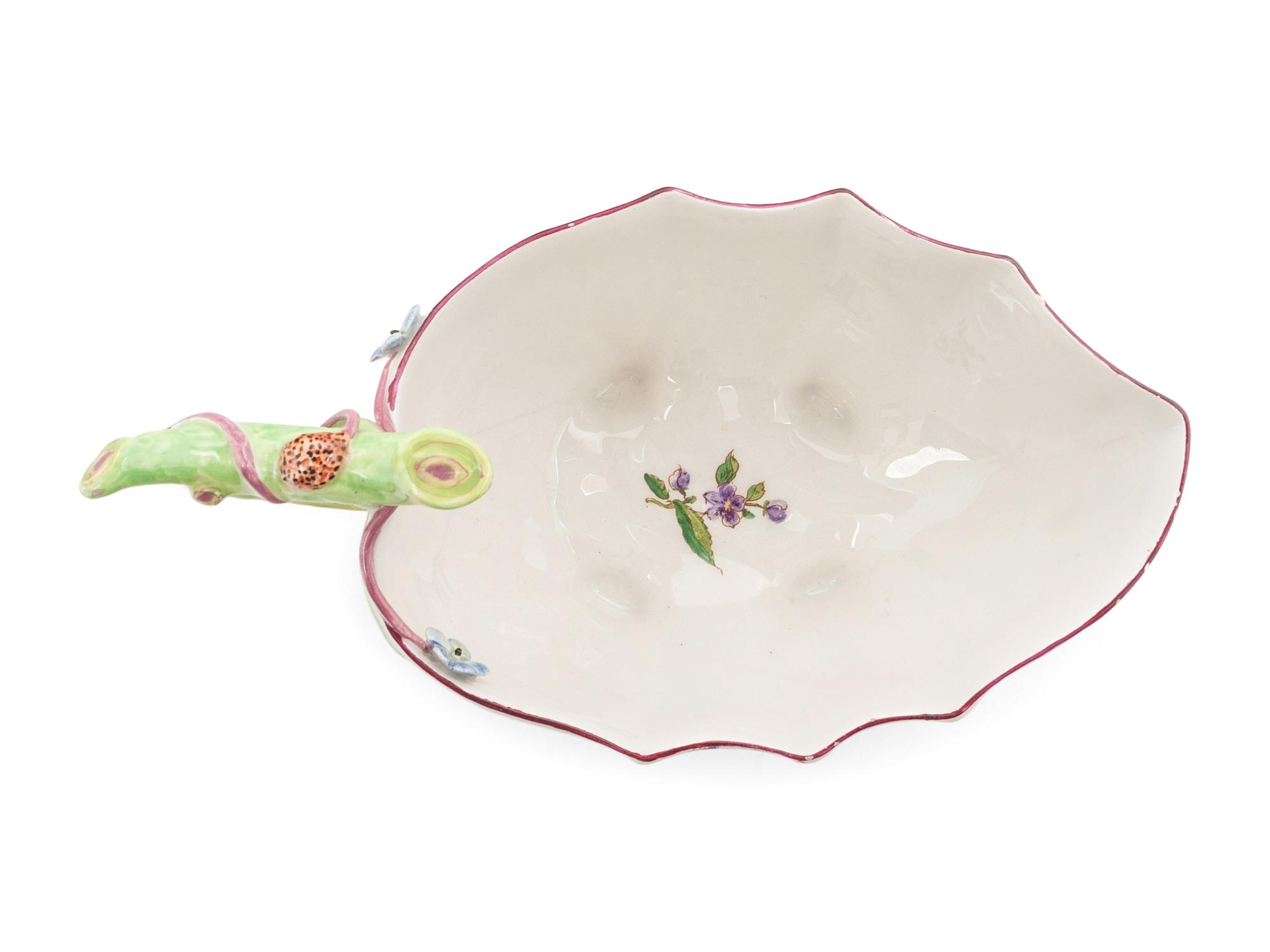 An Italian Soft-Paste Porcelain Sauce Boat