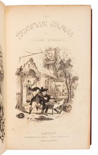 DICKENS, Charles (1812-1870). The Posthumous Papers of the Pickwick Club. London: Chapman and Hall, 1837.