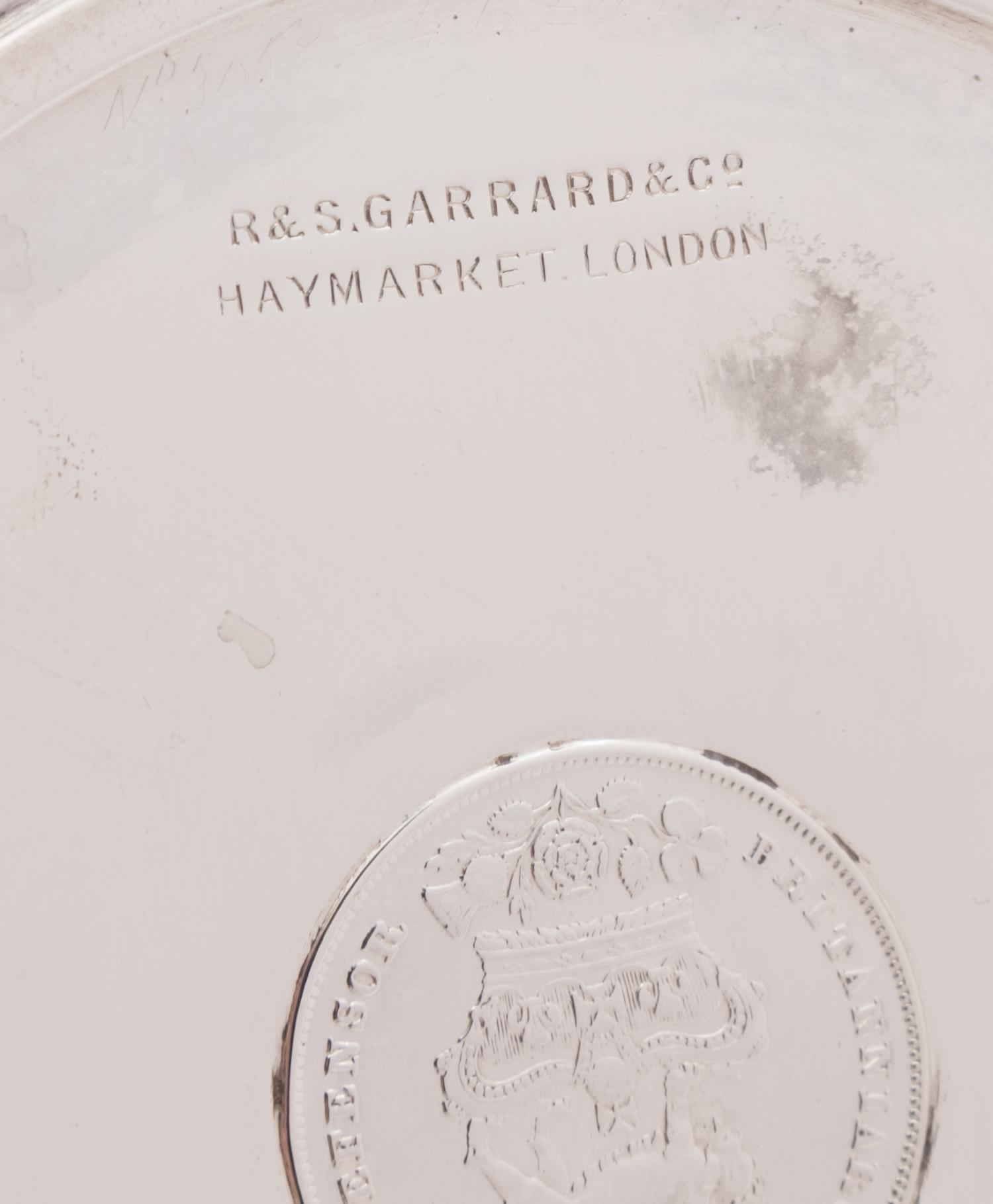 A Pair of Edwardian Silver Coin-Inset Dishes