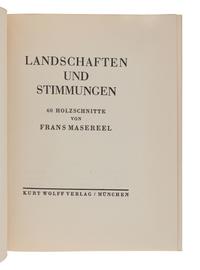 [MASEREEL, Frans (1889-1972)]. A group of 3 works by Masereel, comprising: