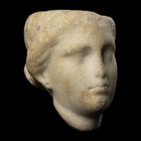 A Roman Marble Head of a Woman