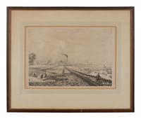 Illinois Central Roundhouse, 1865