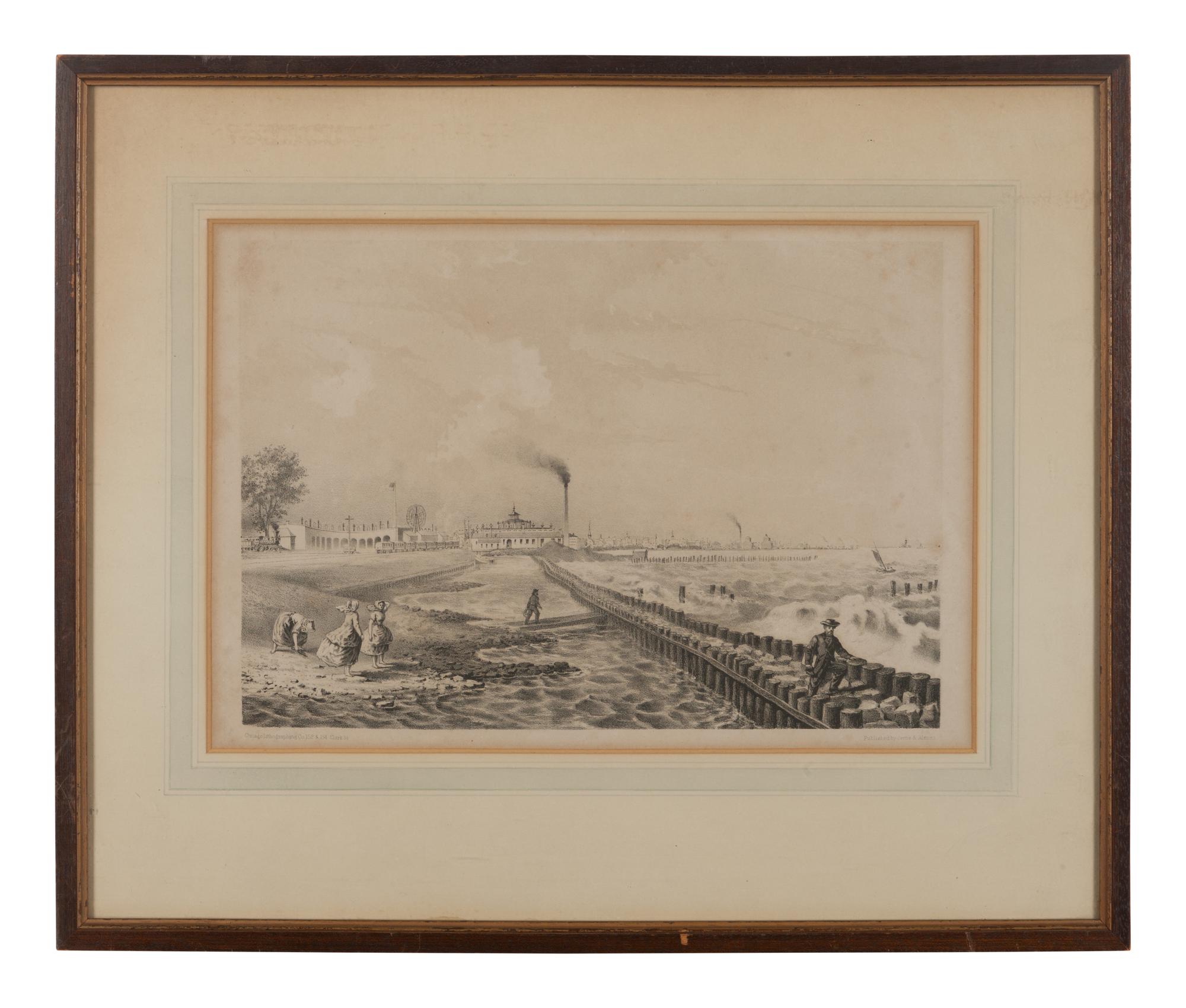 Illinois Central Roundhouse, 1865