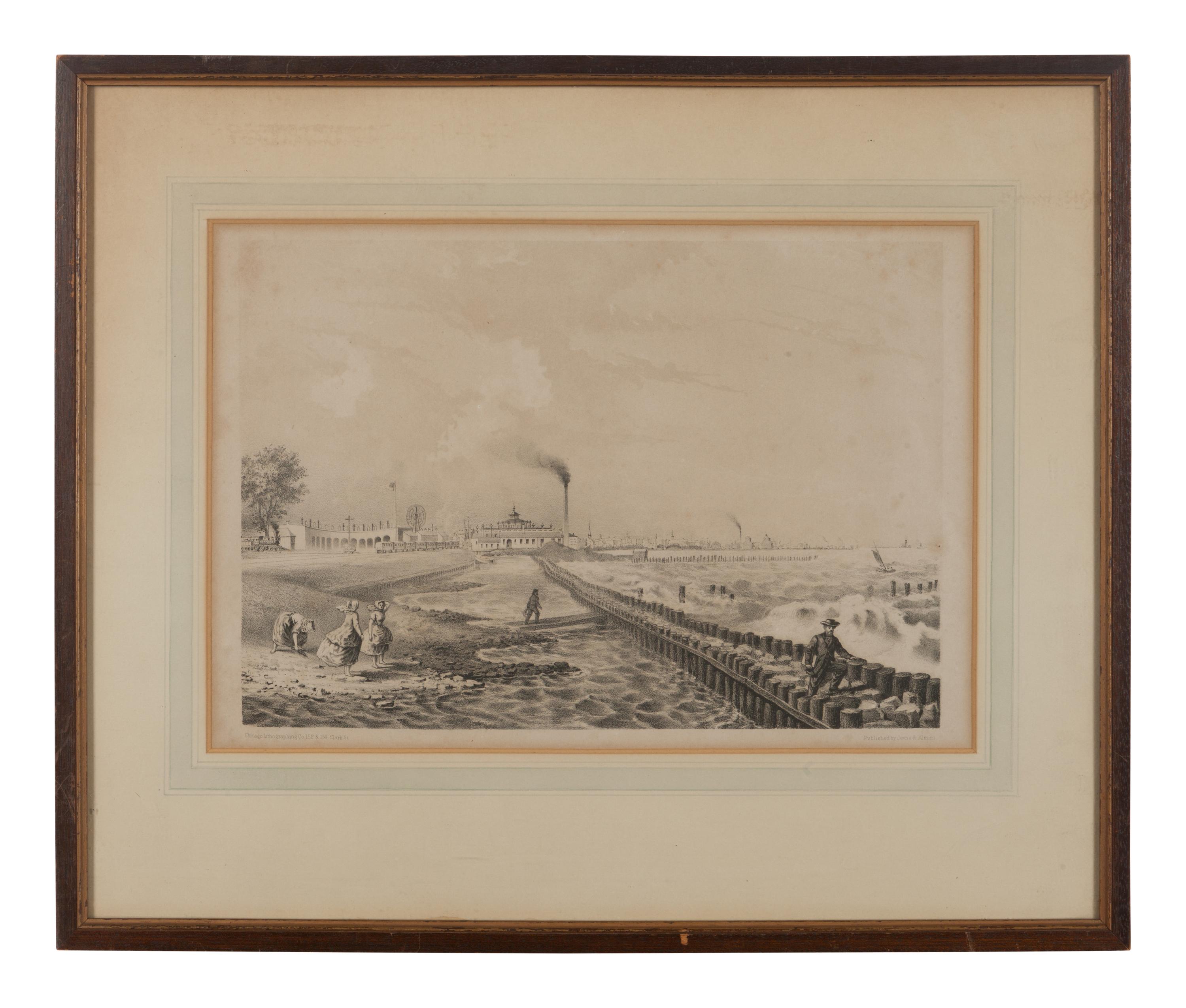 Illinois Central Roundhouse, 1865