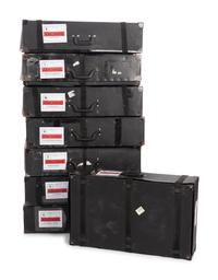 Collection of Thirteen Travel Cases Used for Ebony Fashion Fair and Archive