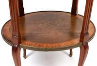 A Napoleon III Bronze-Mounted Marble Top Table en Chiffonier