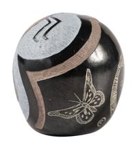 Miniature Sgraffito Pottery Seed Jar